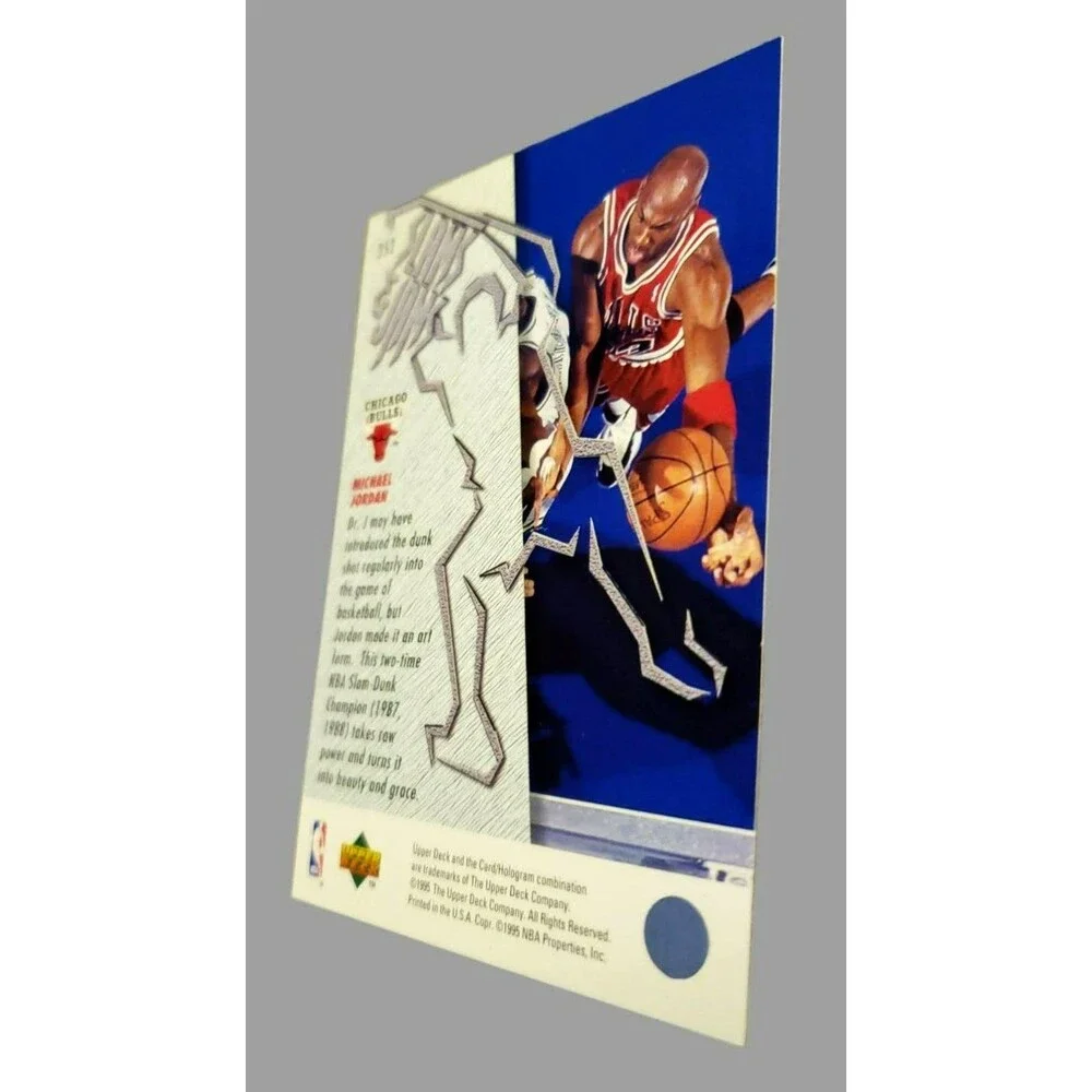 1995-96 Upper Deck MICHAEL JORDAN NBA SLAM & JAMS ACTION Card #352 CHICAGO BULLS